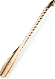 [OrthoStep] Shoe Horn Long Handle Metal 24 inch - Durable and Sturdy for Shoes and Boots