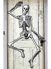 Jointed Skeleton Cut Out Halloween Decoration