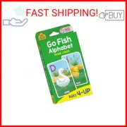 School Zone Go Fish Alphabet Game Cards: Preschool, Kindergarten, 1st Grade, ABC