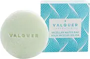 Valquer solid micellar water. Soap free, No Plastics, organic and natural facial cleanser 50 g (All skin types)