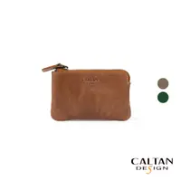 在飛比找蝦皮商城優惠-【CALTAN DESIGN】真皮/零錢包| 真皮素雅雙拉鍊