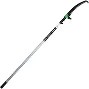 Telescopic Pole Saw 18 Ft/5.5 M Pruning Saw with Curved Tree Saw Extendable Telescopic Rod Saw for Pruning and Trimming