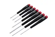 26390 Screwdriver Set, Hex Metric With Precision Handle, .7 - 3.0mm, 7 Piece