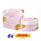 6x Pure pink armpit cream organic formula smooth reduce stretch marks deodorize
