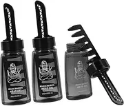 NOLITOY Hair Gel Men's Styling Tool Empty Gel Bottle Comb Hair Gel Applicator for Easy