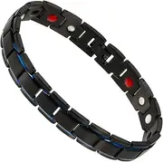 ARTSEWPLY Chic Titanium Steel Bracelet for Men Therapy Bracelet Men's Fashion Anti-aging Suitable for Sports Joint Pain