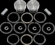 Wiseco Tracker Forged Piston Kit 1340cc 3.507 8.5:1 HD Dyna Super Glide 95-98