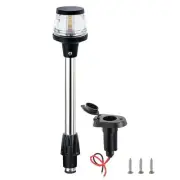 13 Inchs Stern Anchor Light, Navigation Lights, All Round White LED, 2NM
