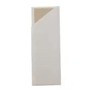 EcoSafe Cutlery Pouch with 2ply Bamboo Napkin - White (Box 500)
