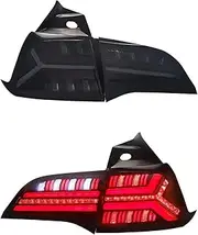 Car Tail Lamp Compatible With Tesla Model 3 Model Y 2017-2022 LED Taillights Assembly Sequential Dynamic Turn Signal Dual Reverse Lamps