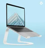Twelve South Curve SE Aluminum Elevating MacBook Stand Notebooks Ergonomic White