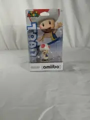 Toad Super Mario Amiibo Nintendo Figure New Sealed