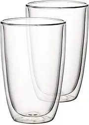 [Villeroy & Boch] Artesano, Hot & Cold Beverages Mug XL Set, 2 Pieces, 450 ml, Borosilicate Glass Clear 5.5 in 1172438098