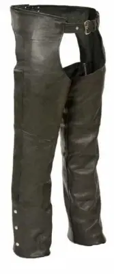Milwaukee Leather Men's Basic Coin Pocket Leather Chaps SH1115