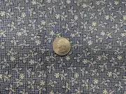 1Yd+27"x 44" VTG/USA 100%cotton FABRIC TRADITIONS Calico w/sm BLUES Flowers, NEW