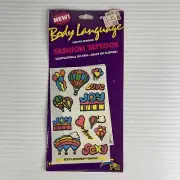 Vintage Stickers 80s Mello Smello Scratch Sniff Tattoos Joy Love Sexy