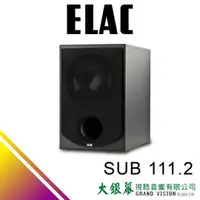 在飛比找PChome商店街優惠-大銀幕音響 ELAC SUB 111.2 ESP超低音喇叭
