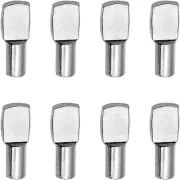 100 Pcs Shelf Pins Pegs,5Mm Spoon Shape Nickel Plated Shelf Support Pegs,Bookshe