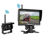2.4G Wireless 7" Monitor + 18 IR LED Truck CCD Reversing Camera Night Vision