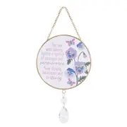 Splosh Strength Glass/Metal Suncatcher Hanging Home/Window Decor 12x26cm