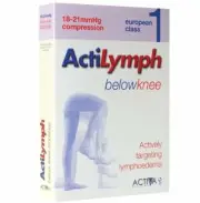 ActiLymph Class 1 Below Knee Open Toe Compression Stockings 18-21 mmHg