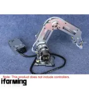 22C Full Metal Stepper Mechanical Arm w/Motor Unassembled Kit Industrial Robot