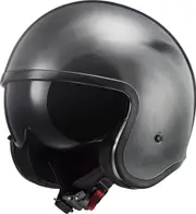 LS2 OF599 Spitfire II Jeans Jet Helmet, silver, Size 2XL for Men
