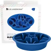 Leash Boss Slow Feeder Dog Bowls - Cup Maze Puzzle Food Bowl with Feeder Holes,