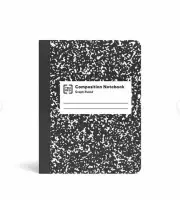 TRU RED Composition Notebook, 7.5" x 9.75", Graph Ruled, 80 Sheets, Black/White