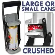 16OZ LARGE BEER TIN CAN CRUSHER BOTTLE OPENER WALL MOUNTED RECYCLING TOOL