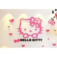 在飛比找蝦皮購物優惠-3D立體kitty壁貼