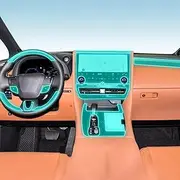 Kaecad Car Interior Film Dashboard Piano Board Shift Center Console Anti-Scratch Transparent TPU Protection Film,for Toyota Alphard 2023-2024 (GPS Navigation)