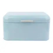 Cream Bread Box for Kitchen Counter, Retro Metal Bread Bin Box Large Capacity...