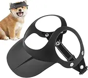 Dog Baseball Hat, Sun Protection Dog Baseball Hat, Breathable Sunbonnet with Ear Holes, Pet Supplies Headwear Puppy Accessories for Travel Outdoor