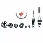 2MT Lathe Tailstock Tap And Die Holder set Sliding Floating Type MT2 Shank INCH/