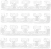 GANAZONO Pedicure Toe Separator Tool Set Pairs of Silicone Toe Dividers Nail Care Accessories for Women Men