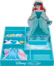 Melissa And Doug Disney Ariel Magnetic Dress-Up Wooden Doll Pretend Play Set