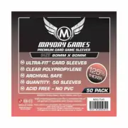 MYY7125 Mayday Games Deck Protector: Medium Square Card 80x80mm (100)