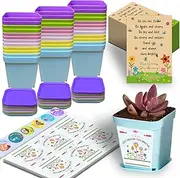 Gifts for Students from Teachers, 36Pack Class Gifts for 30 School Children, Year 6 School Leavers Gifts End of Year Gifts, End of Term Flower Pots Seed Envelopes Gifts for Pupils Students