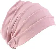 [ITODA] Night Sleep Cap Chemo Cancer Bonnets Head Cover Skull Cap Headwear Turban Hair Loss Breathable Wrap Cooking Elastic Slouchy Beanie Hat