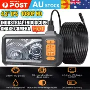 4.3" Screen Industrial Endoscope 8mm Borescope Inspection 1080P HD Camera