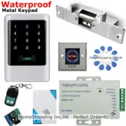 IP68 Full Waterproof RFID Card+Password Door Access Control System+Strike Lock