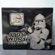 Star Wars Clone Trooper Delux Collectable Bust Gentle Giant New In Box