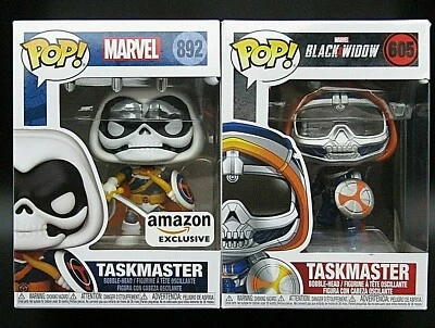 FUNKO POP Marvel Taskmaster #892 Amazon Exclusive W/ Protector In Hand