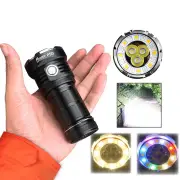 Fitorch P50 10000LM 450MMulti-Color High Lumen EDC Flashlight Power by 6500mAh 36250 Battery Type-C Rechargeable Multi