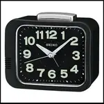 【神梭鐘錶】SEIKO ALARM CLOCK 型號 : QHK028R.K.S.G 滑動式靜音秒針夜光大鈴聲方鬧鐘6款