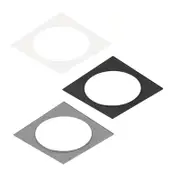 Square Trim Accessory For SD125, SD125L and SD125F in White/Black/Silver Superlux Lighting - SD-TRIM
