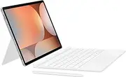 Samsung S10+ Book Tablet Cover with AI Key Keyboard, White