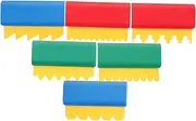LIFKOME 6Pcs Paint Scraper for Reusable Graffiti Brushes for DIY Art Activities Kindergarten and Family Fun Lightweight and Easy to Clean Painting Tools
