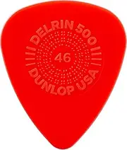 Jim Dunlop Delrin 500 Prime Grip .46mm Guitar Picks (450R.46)